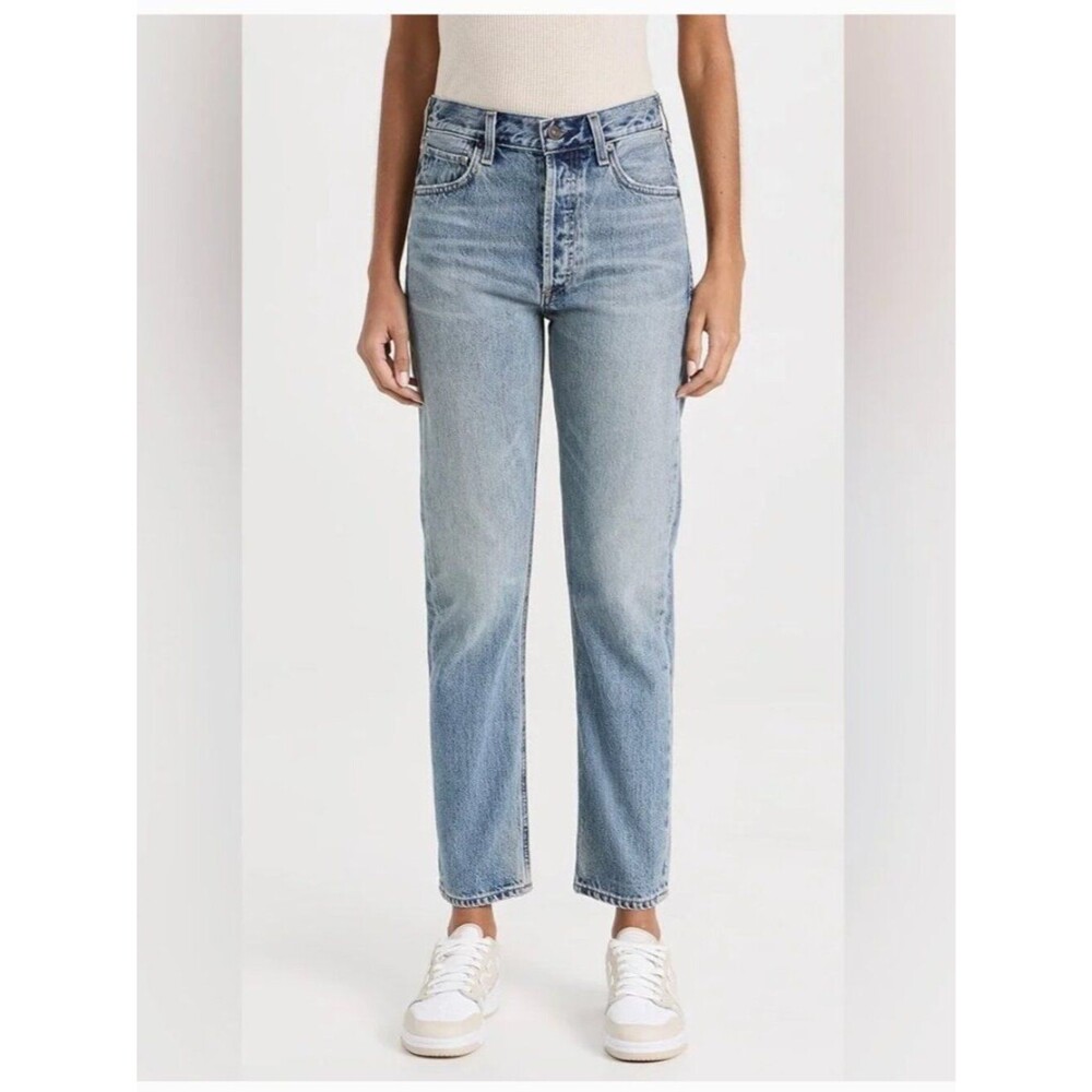 Citizens of Humanity Charlotte High Rise Straight Button Fly Jeans Sz 25